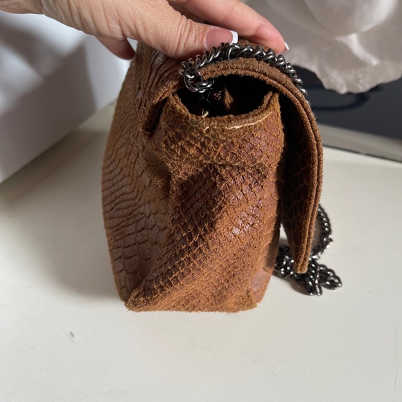 Brown Chain Strap Women Bag - Picture 7 of 9